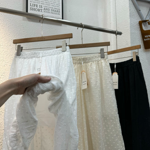 Ladies Embroider Ruffle Border Skirts